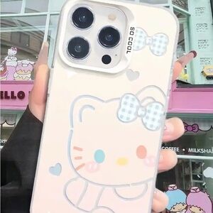 Cute Cartoon Phone Case - White